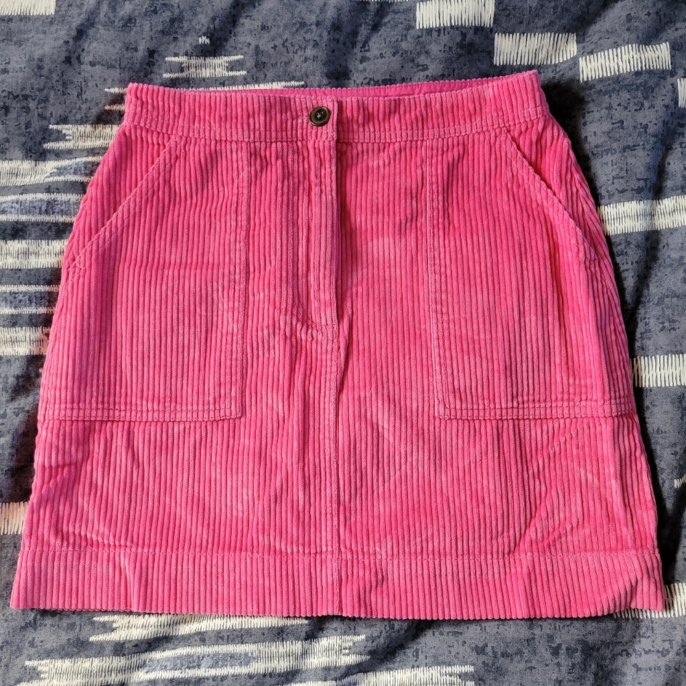 GAP Hot Pink Corduroy Mini Skirt - size 2